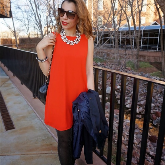 Red Bow Back Dress - Picture 3 of 8